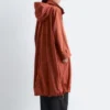 Parka technique à capuche en nylon