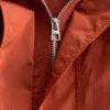 Parka technique à capuche en nylon