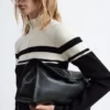Pochette en cuir souple