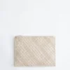 Portefeuille en cuir tressé