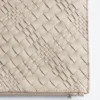 Portefeuille en cuir tressé