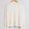 Pull à col rond et coupe droite