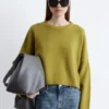 Pull en cachemire et coton