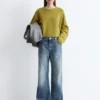 Pull en cachemire et coton