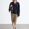 Pull en laine mérinos à col en V