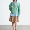 Pull en laine mérinos à col en V