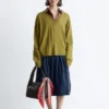 Pull en laine mérinos à col en V