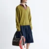 Pull en laine mérinos à col en V