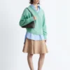 Pull en laine mérinos à col en V
