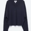 Pull en laine mérinos à col en V