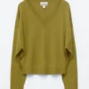 Pull en laine mérinos à col en V