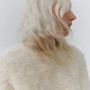 Pull en maille bouclée