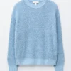 Pull en maille de soie et coton