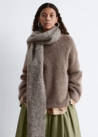 Pull en mélange de mohair