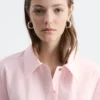 Robe chemise à taille basse