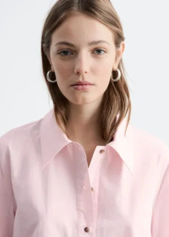 Robe chemise à taille basse