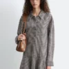Robe chemise à taille basse
