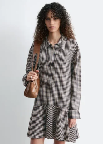 Robe chemise à taille basse