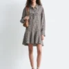 Robe chemise à taille basse