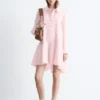 Robe chemise à taille basse