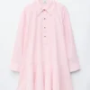 Robe chemise à taille basse