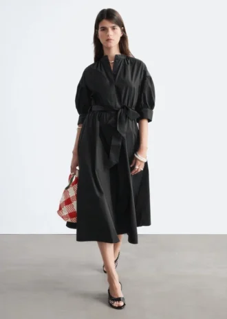 Robe longue en coton