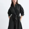 Robe longue en coton