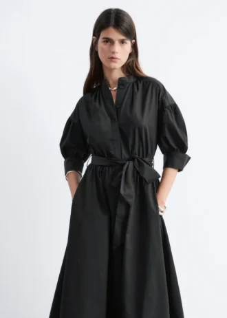 Robe longue en coton
