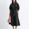 Robe longue en coton