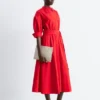 Robe longue en coton