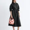 Robe longue en coton