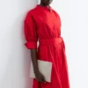 Robe longue en coton