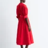 Robe longue en coton