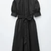Robe longue en coton