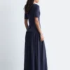 Robe longue en jersey