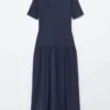 Robe longue en jersey