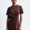 Robe longue en viscose à motif cachemire