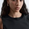 Robe midi asymétrique en satin