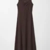 Robe midi à boucles