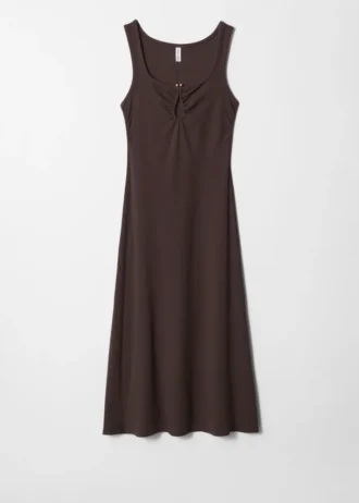 Robe midi à boucles