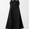 Robe midi à dos nu