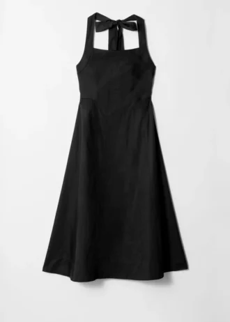 Robe midi à dos nu