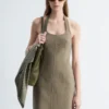 Robe midi à dos nu