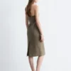 Robe midi à dos nu