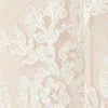 Robe midi en dentelle à col en V