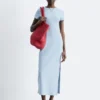 Robe midi en jersey