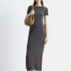 Robe midi en jersey