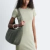 Robe midi en jersey
