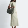 Robe midi en jersey
