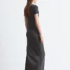 Robe midi en jersey